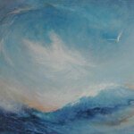 Ocean Dance, 1978, original oil on masonite, 25" x 31", signed, Also available as a giclée print