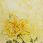 Warm Yellow, 1974, mixed media collage, signed