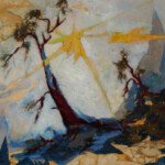 Christmas Star, 1974, mixed media, 20" x 26"