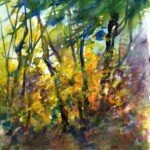 Shimmering Glade. 1996, watercolour, signed